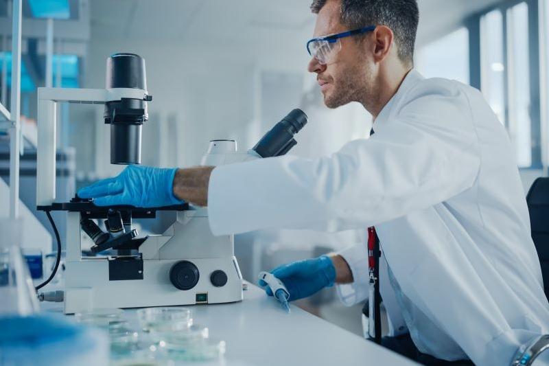 Research in lab