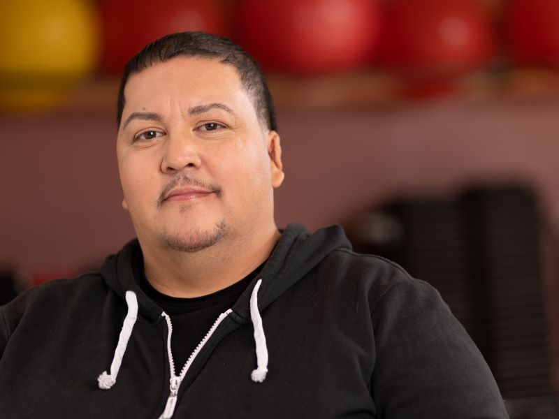 Orly looking at the camera