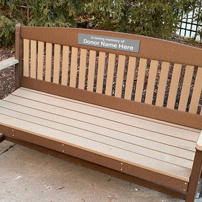Picture of a Tribute Bench