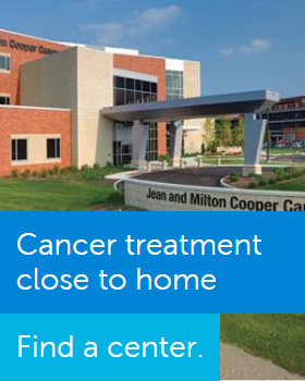 Cancer treatment close to home. Find a center.