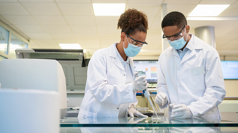 people doing research